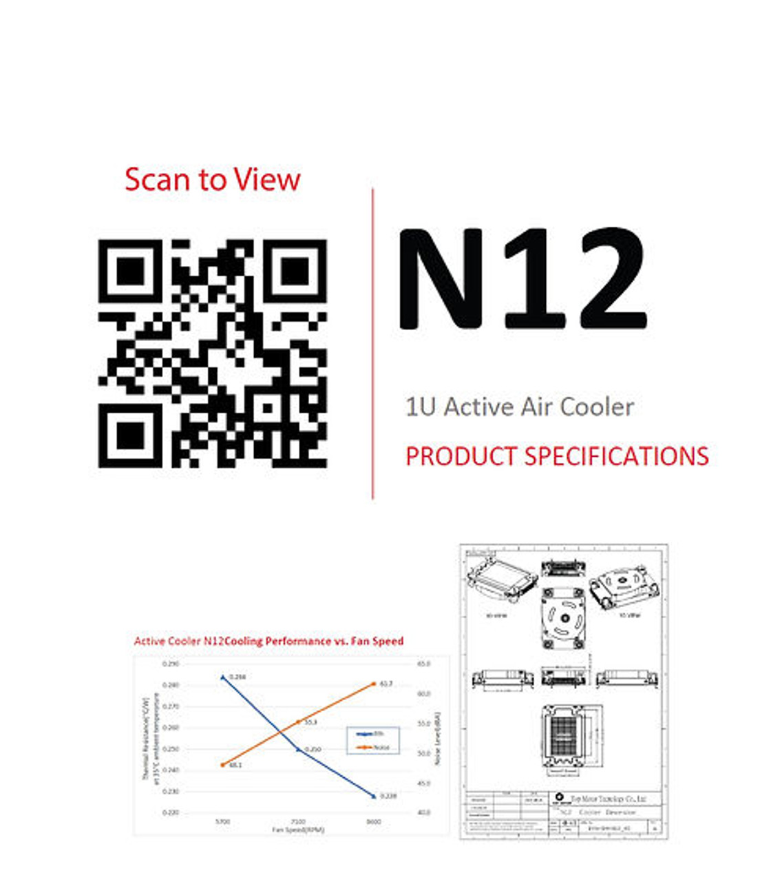 The copper construction enhances thermal conductivity, ensuring effective cooling and preventing thermal throttling in demanding data center applications.