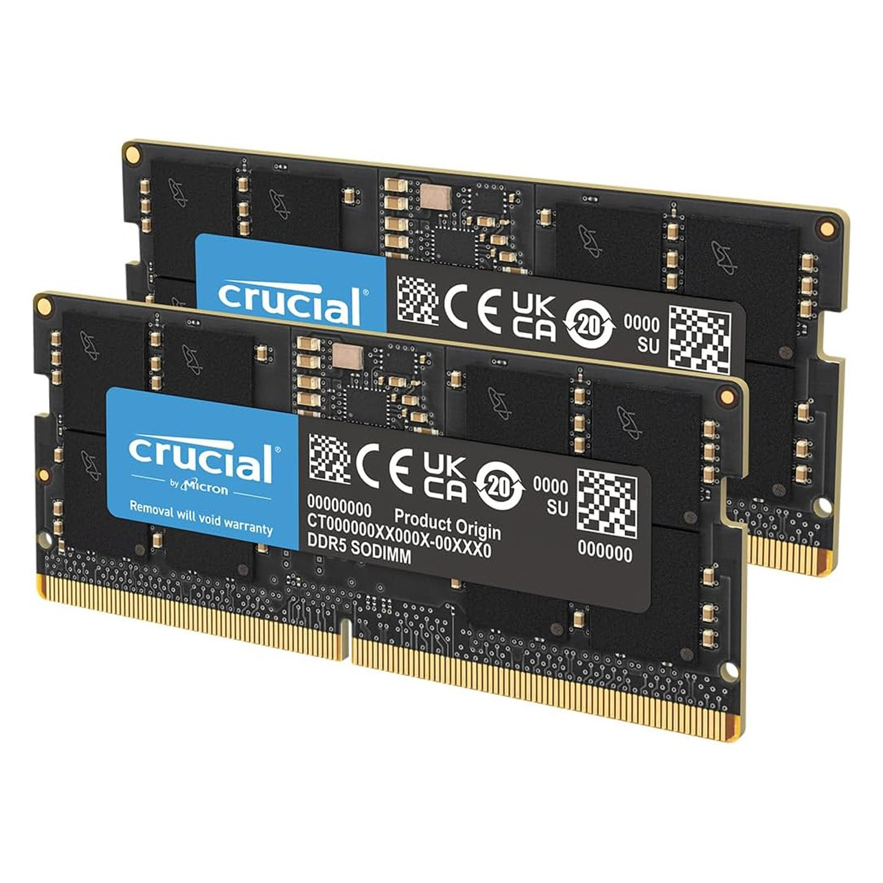 Boost your laptop’s performance with Crucial’s 16GB DDR5 kit, delivering blazing speeds of 4800MHz.