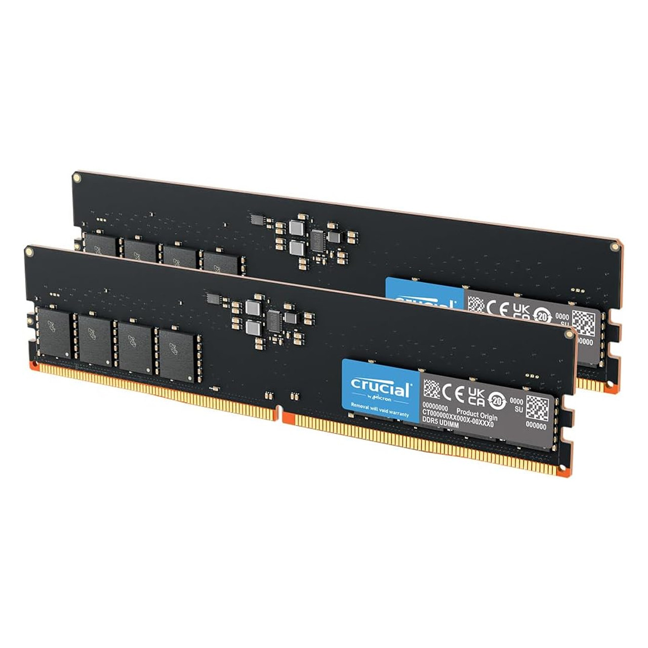 Enhance your desktop’s speed and responsiveness with Crucial’s 16GB DDR5 4800MHz memory kit.