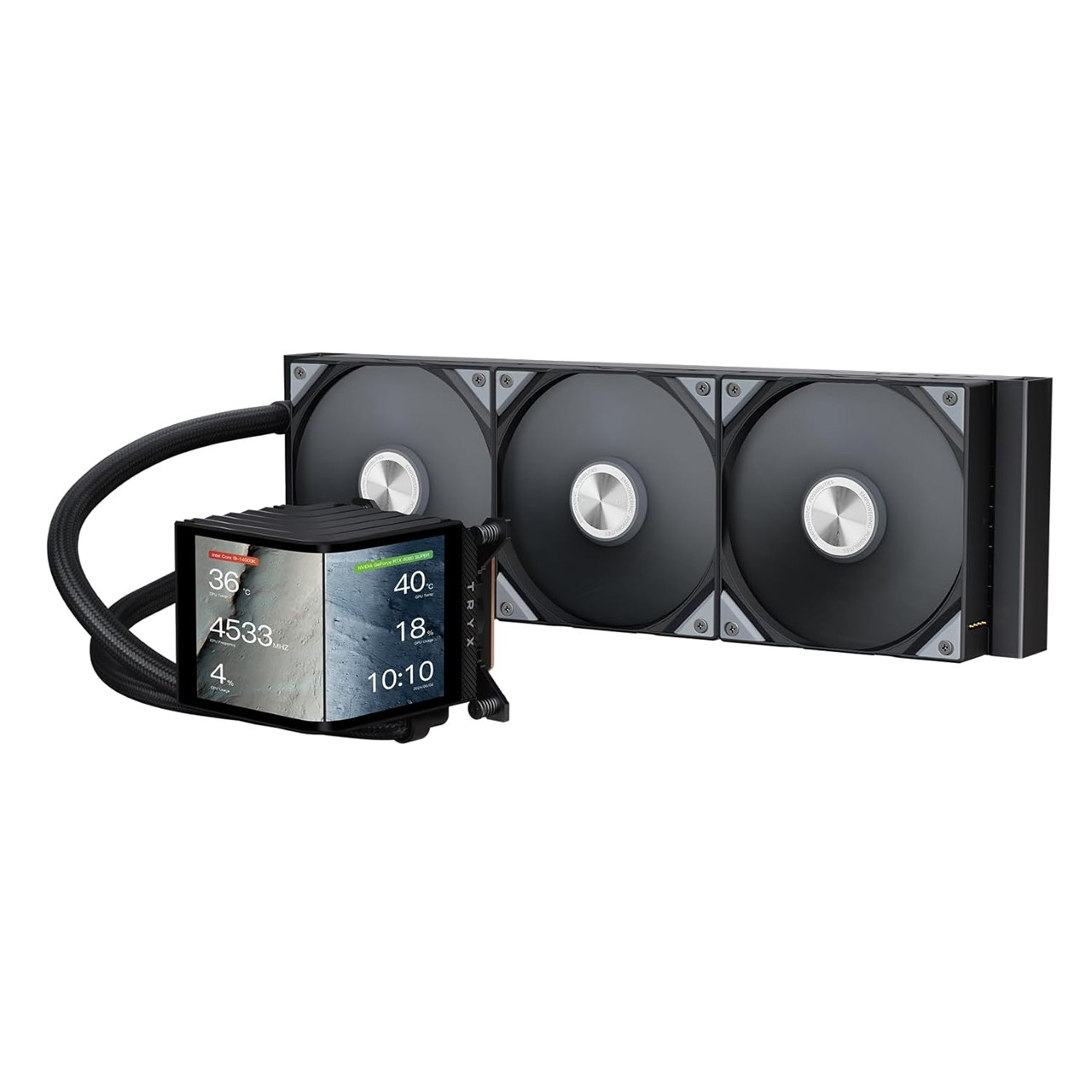 TRYX Panorama 360 6.67'' AMOLED Curved Screen 3D AIO Cooler Asetek