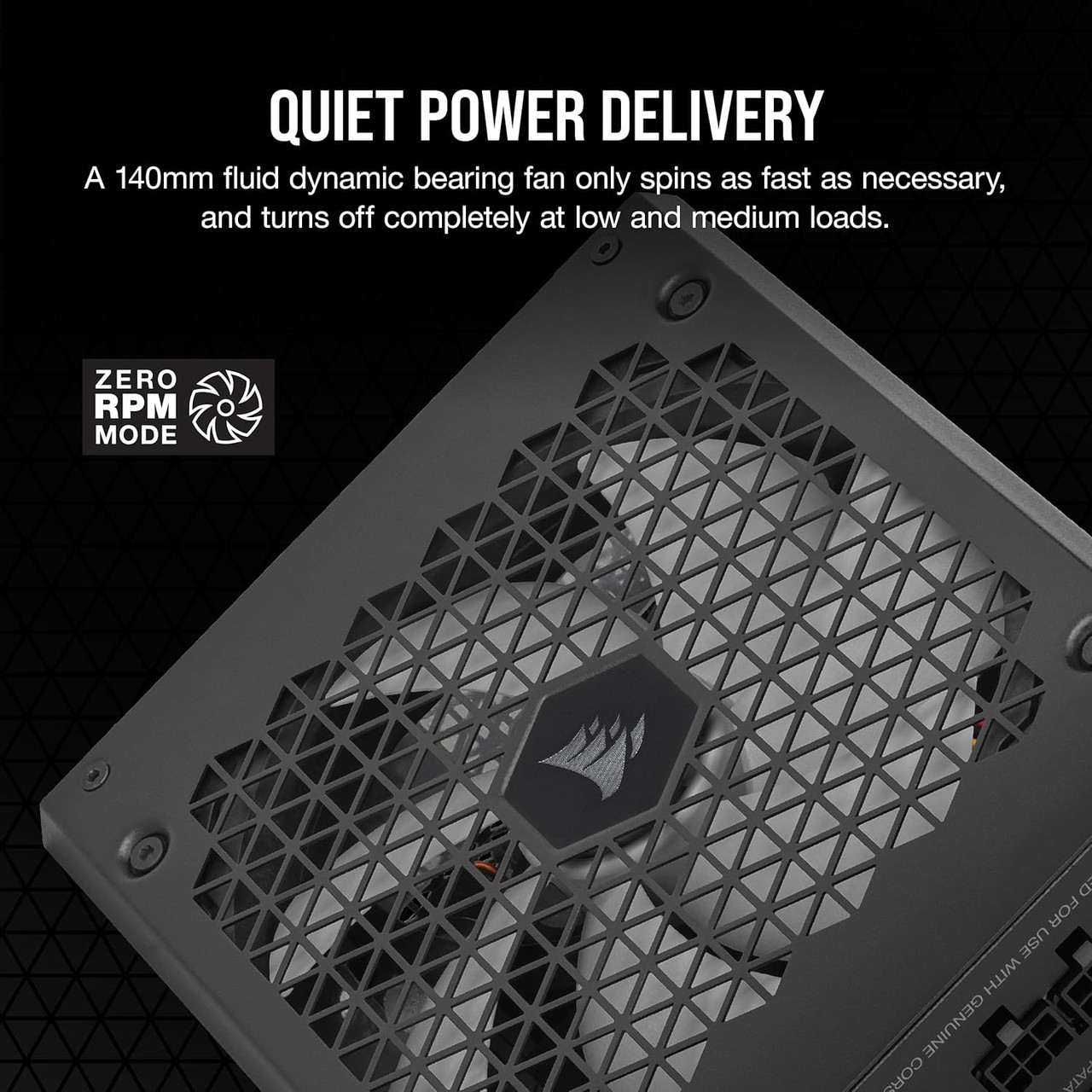 Compatible with Corsair iCUE software, enabling real-time monitoring, fan control, and multi-rail OCP configuration.