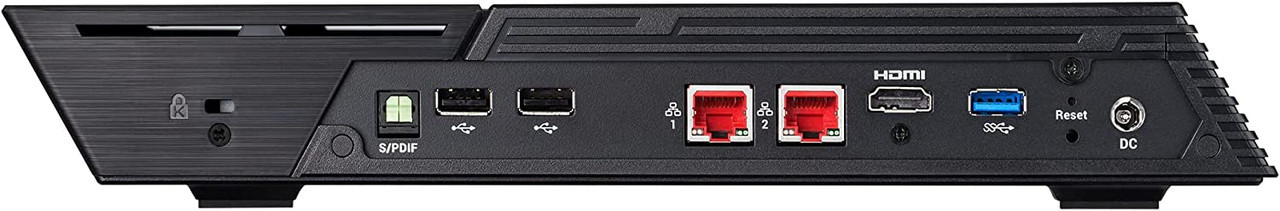 Asustor Flashstor 6 FS6706T - 6 Bay All-SDD NAS Storage, Quad Core 2.0GHz, Dual 2.5GbE Ports, 4GB RAM DDR4, Computer Network Attached Storage with 6 x 4TB NVMe SSD