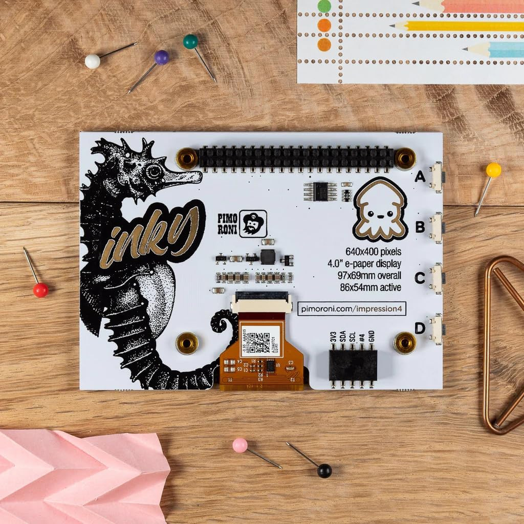 Ideal for low-power displays, it supports black, white, red, green, blue, yellow, and orange, perfect for dashboards, signage, and always-on visual interfaces.