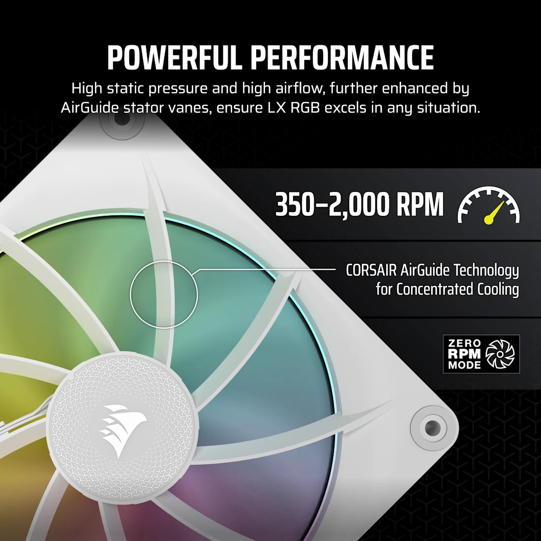 The included iCUE Link System Hub ensures seamless integration with other iCUE-compatible components.