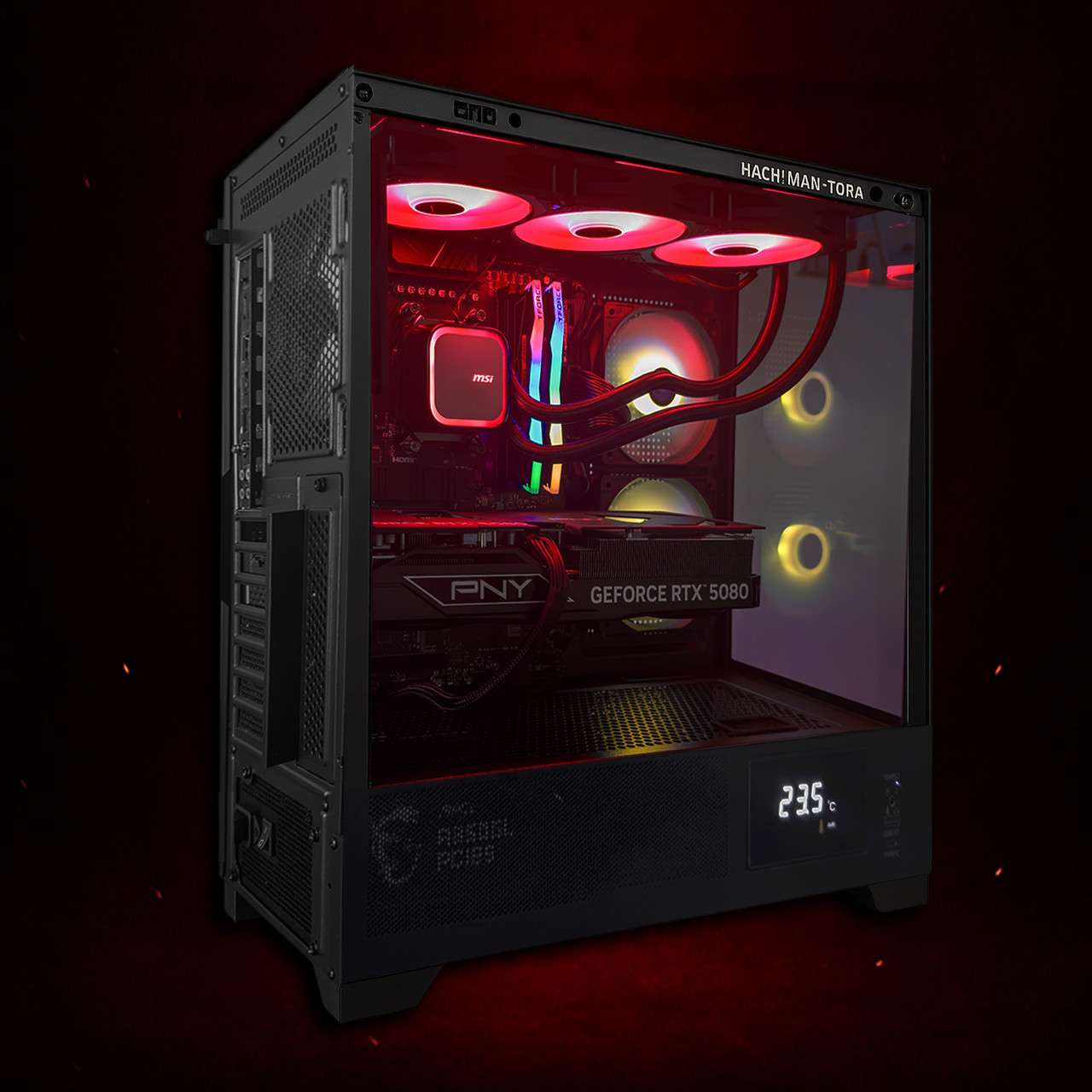 Hachiman Tora Gaming PC Desktop AMD Ryzen 7 7800X3D | Radeon RX 9070XT | 2TB NVMe SSD | 32GB DDR5 RAM - Windows 11