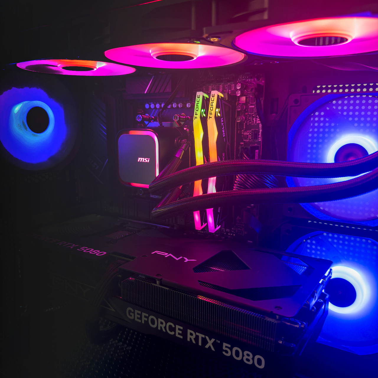 Hachiman Tora Gaming PC Desktop AMD Ryzen 7 7800X3D | Radeon RX 9070XT | 2TB NVMe SSD | 32GB DDR5 RAM - Windows 11