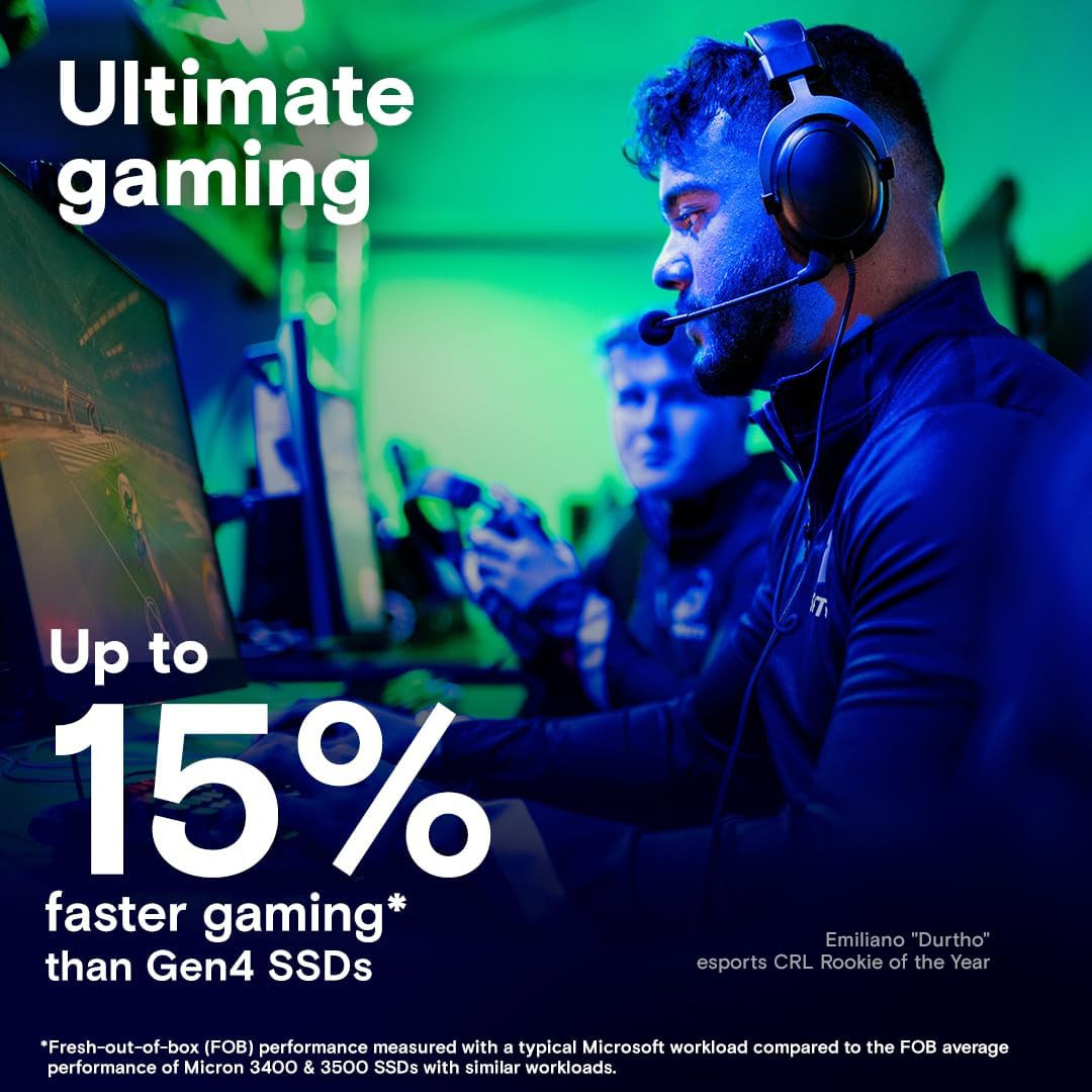 The integrated high-performance heatsink ensures efficient thermal management, maintaining stable speeds during sustained heavy use.