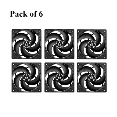 Arctic ACFAN00118A P12 Pressure-optimised 1800RPM 120mm Case Fans (Pack of 6)
