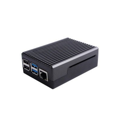 Raspberry Pi 4 Aluminum Alloy Cooling Case Black ODS716