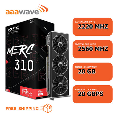 XFX Speedster MERC 319 AMD Radeon™ RX 6800 XT CORE Gaming Graphics Card  with 16GB GDDR6, AMD RDNA™ 2