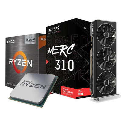 AMD Ryzen 7 5800X3D 8-Core 3.4GHz AM4 Desktop CPU with XFX