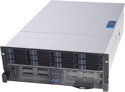 Chenbro 4U 36-Bay 3.5" 12G Mini SAS HD Exp R1200W with slide rail kit and Cable Management Arm (RM43736E3RPCU1)