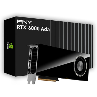 The PNY NVIDIA RTX 6000 Ada Graphics Card is powered by 48GB of GDDR6 memory, offering exceptional performance for demanding AI, deep learning, and 3D rendering tasks.