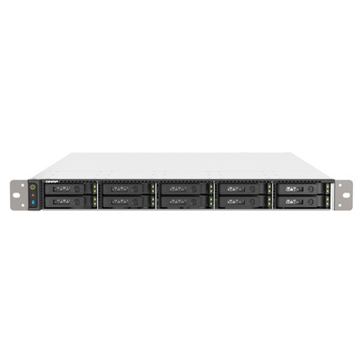The QNAP TS-h1090FU-7302P-256G-US is a high-performance 10-bay 1U rackmount NAS designed for enterprise-level networking and storage solutions.