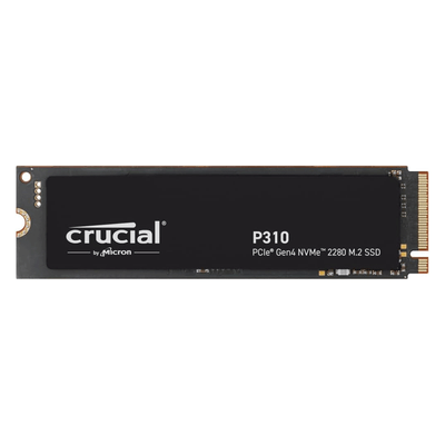 The Crucial P310 1TB SSD delivers blazing-fast read speeds of up to 7100 MBps, enhancing system performance and responsiveness.