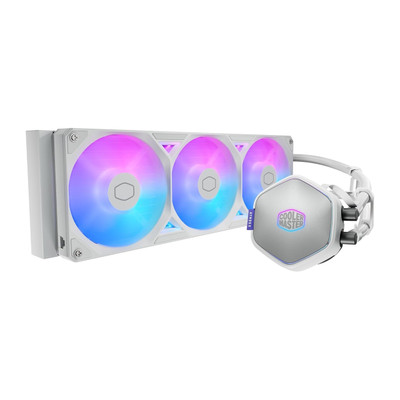 Cooler Master Atmos II 360 White delivers advanced liquid cooling for high-performance CPUs.