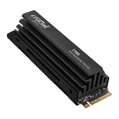 The Crucial T705 PCIe Gen5 NVMe 2TB SSD delivers extreme next-generation performance with sequential read speeds of up to 14,500MB/s for ultra-fast data access.