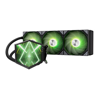 TRYX Stage ARGB 360mm AIO Screen3D Display Modes Asetek 7th GenV2 Intel LGA 1851/1700, AMD AM5/AM4 (Black) L-S360A-DM3M-G0K