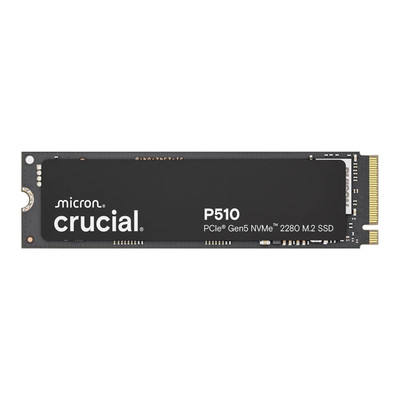Crucial P510 PCIe Gen5 NVMe 2TB SSD, Up to 10,000MB/s, TLC NAND, Laptop & Desktop Solid State Drive CT2000P510SSD8