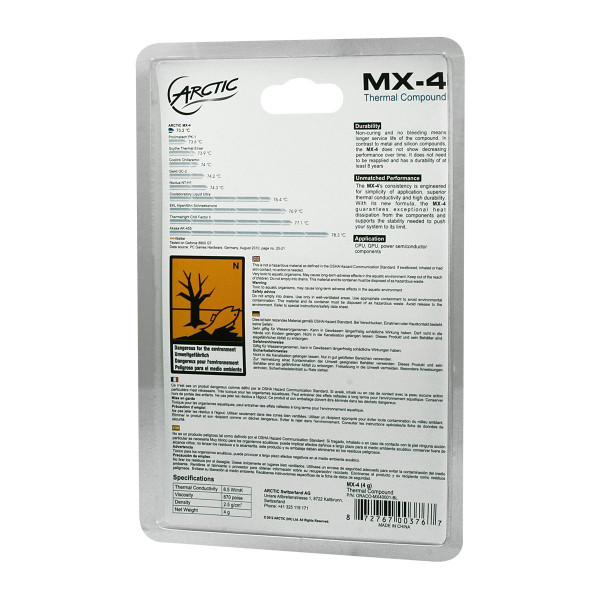 ARCTIC COOLING Arctic Cooling MX-4 AC-MX4 4 gram (g) All-Around