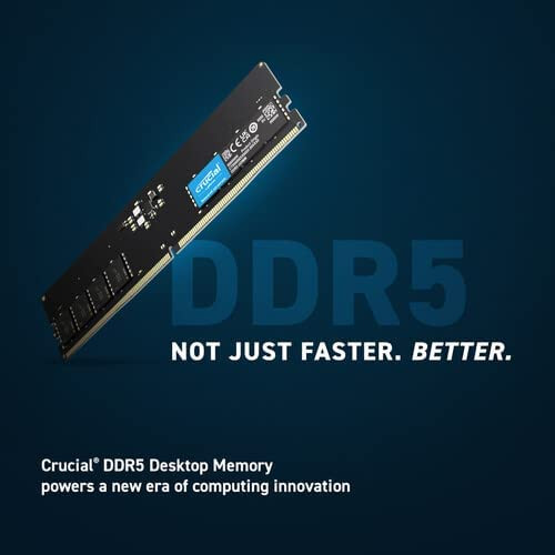 Crucial 16GB DDR5 4800 Desktop Memory CT16G48C40U5