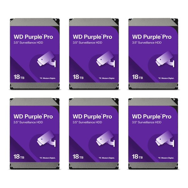 WD Purple Pro Surveillance 18TB Internal Hard Drive HDD