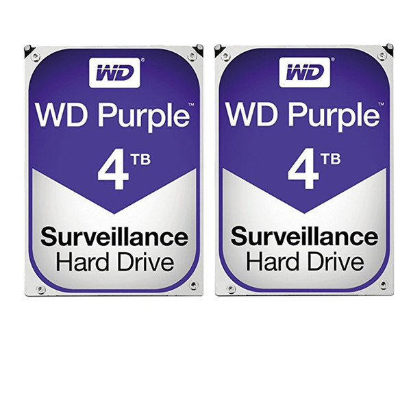 WD Purple 4TB Surveillance Hard Disk Drive - 5400 RPM Class SATA 6