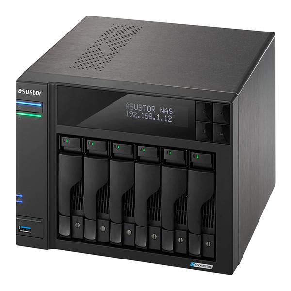 Asustor LOCKERSTOR 6 Gen 2, Medium Business 6-Bays NAS, Intel Quad