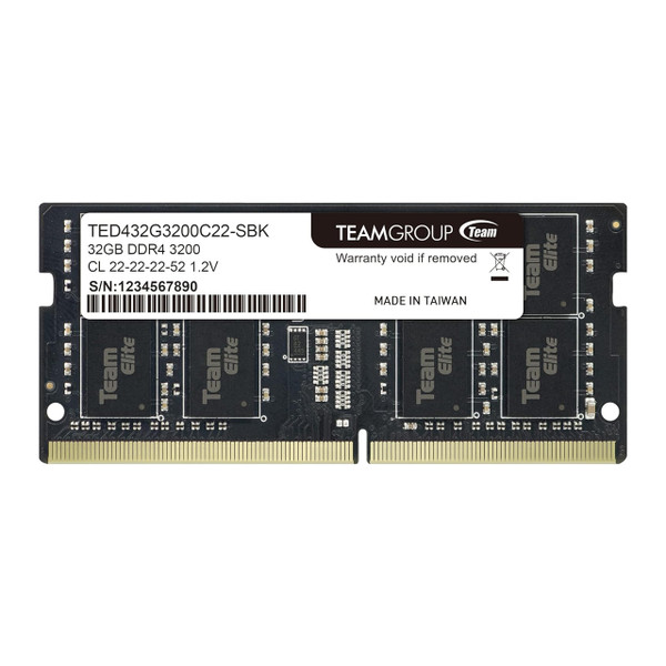 TEAMGROUP Elite DDR4 32GB Single 3200MHz PC4-25600 CL22 Non-ECC