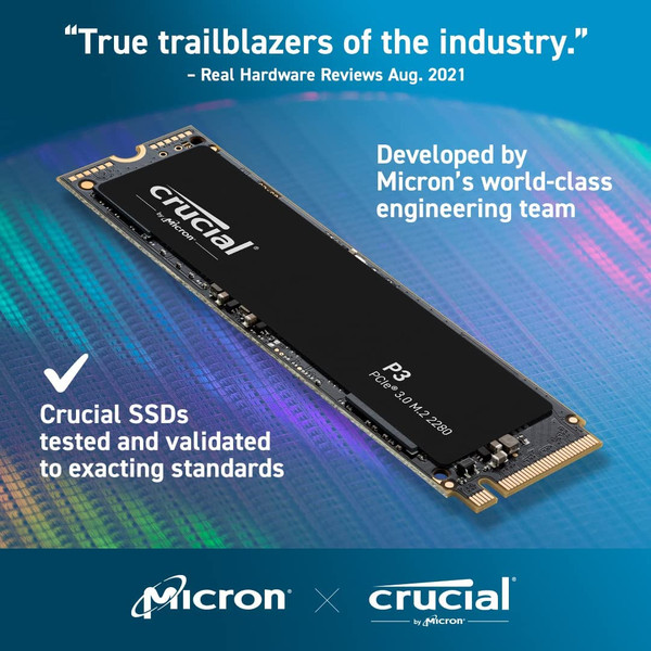 Crucial CT4000P3SSD8 P3 4TB PCIe 3.0 3D NAND NVMe M.2 SSD