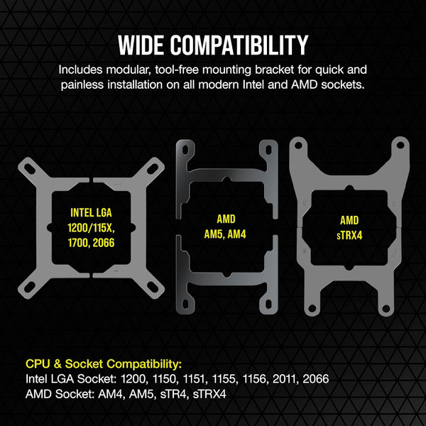 Am3 To Am4 Adapter Amd Bracket H110i Am4 Mounting Bracket Kit For