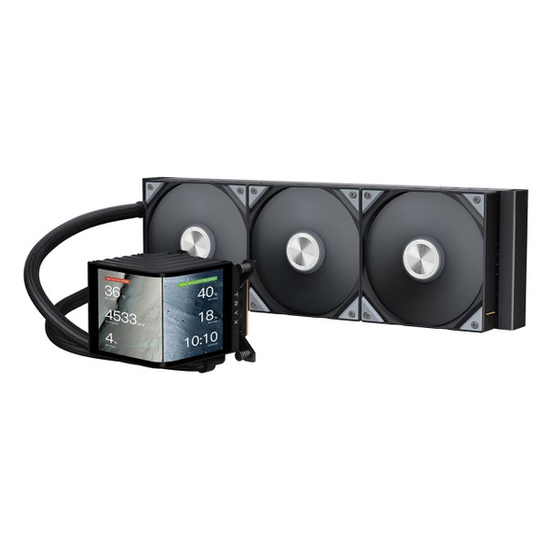 Akページ TRYX Panorama 360 6.67'' AMOLED Curved Screen 3D AIO Cooler Asetek