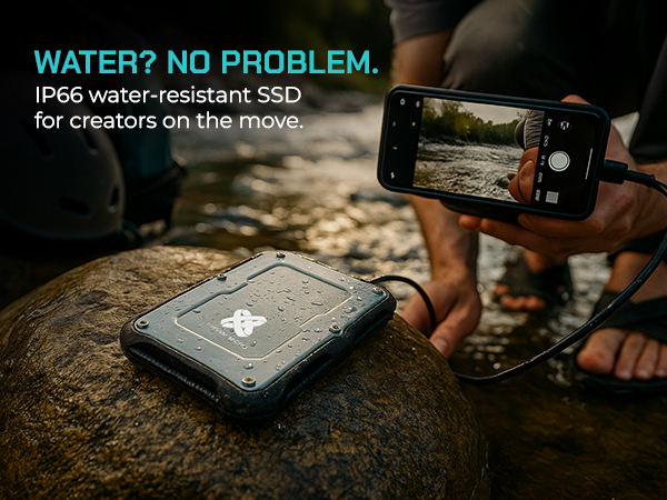 ip66 water resistant ssd for creators