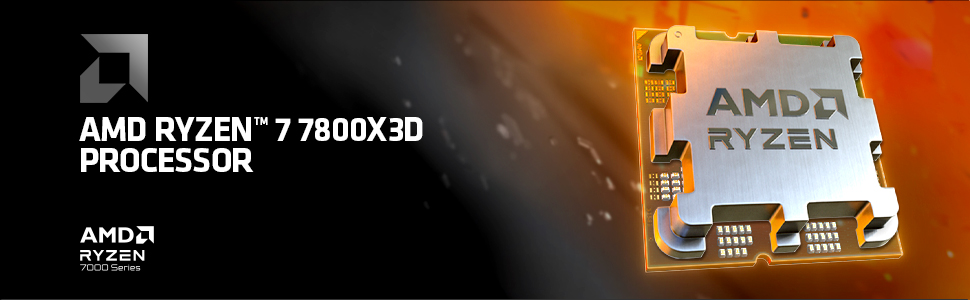 AMD Ryzen 7 7800X3D Processor (Zen 4) 8-Core 4.2GHz AM5 120W
