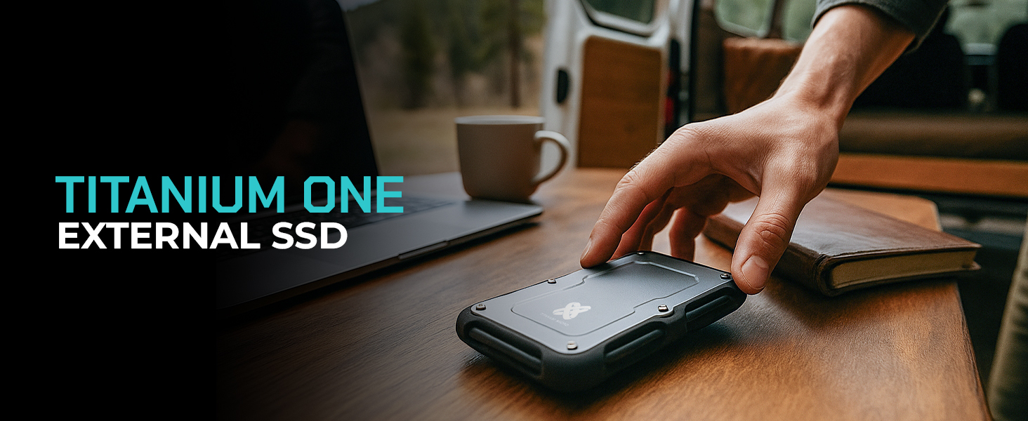 Titanium One External SSD | Easy to use, Plug and play across devices | USB 3.2 Gen2