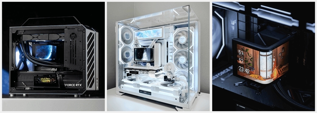 Creative setups with tryx: in your personal space, seamlessly mix and match your creations to enjoy a premium gaming and customization experience.