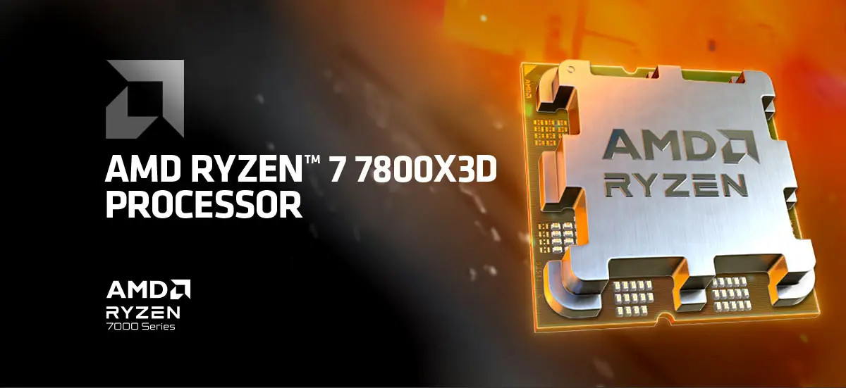 AMD Ryzen 7 7800X3D Processor (Zen 4) 8-Core 4.2GHz AM5 120W