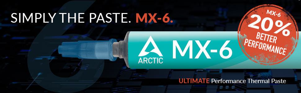 ARCTIC MX-6 4g Ultimate Performance Thermal Paste For CPU