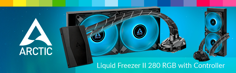 Arctic Liquid Freezer II 280 RGB Black with Controller, ACFRE00107A