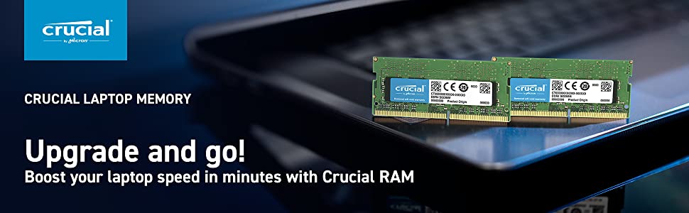 Crucial RAM 16Go DDR4 3200MHz CL22 (ou 2933MHz ou 2666MHz) Mémoire Portable  CT16G4SFRA32A : : Informatique