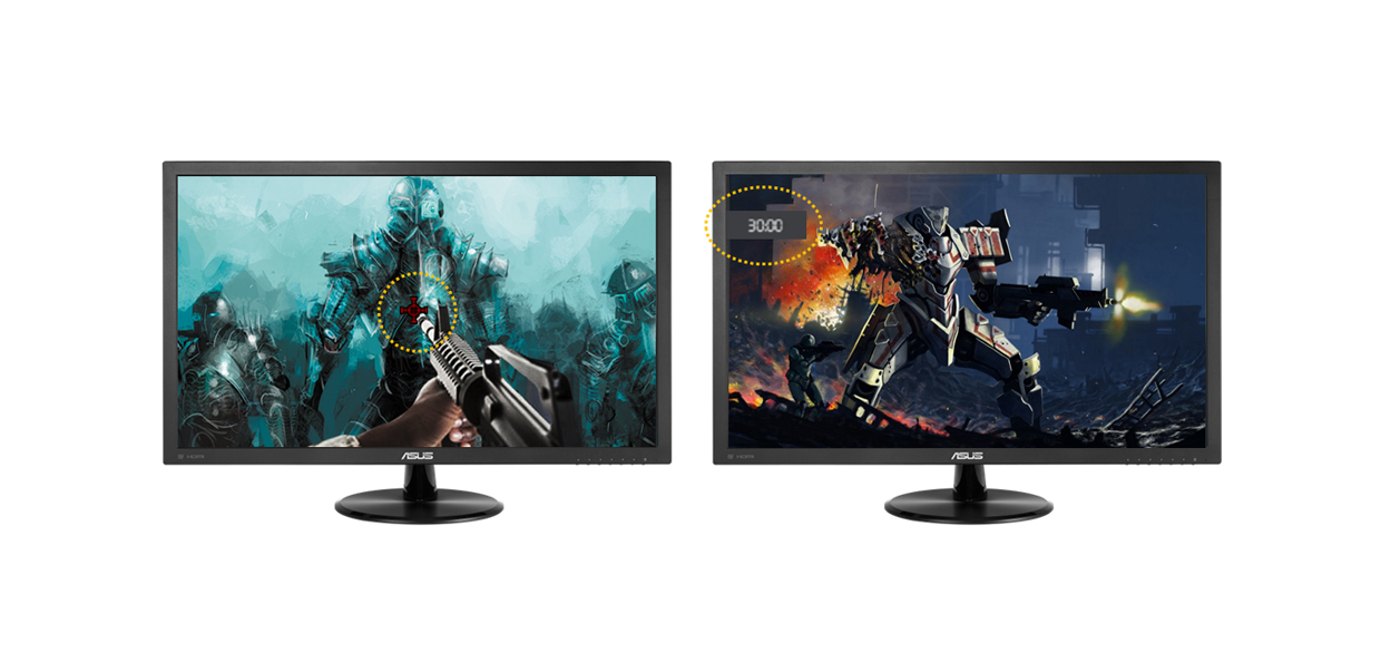 MONITOR ASUS, VP228HE, GAMER, 21.5, PANEL TN, FULL HD, 60HZ, 1MS, VGA