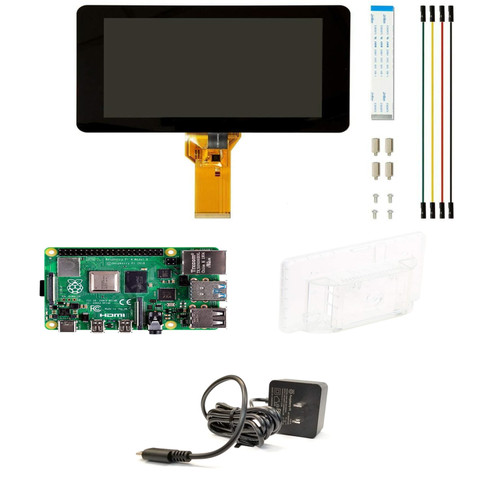 Raspberry Pi 4 Model B WiFi Bluetooth 8GB Touch Screen with Power