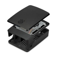 Raspberry Pi Active Cooling PWM Fan Protection, Inbuilt fan case, Black-Grey SC1160