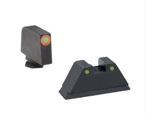 Ameriglo: Glock 2XL Suppressor Sight Set (.350" Tritium Orange Front/.429" Tritium Black Rear) GTR-209_GL-212-350-OR