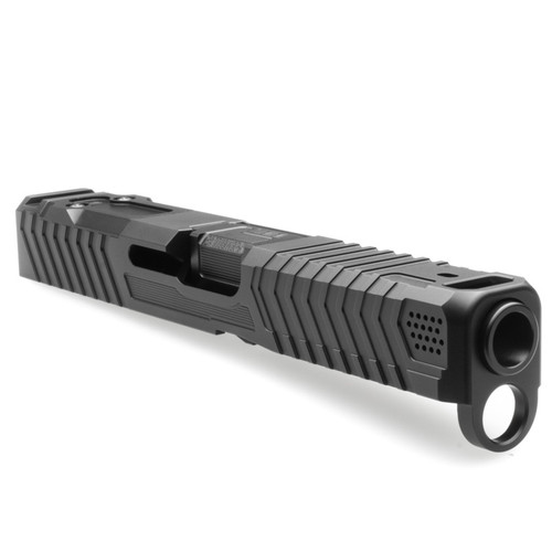 PORTED BATTLE SLIDE & BARREL COMBO: G19/G19X/G45 Gen 5: 507K Cut