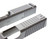Enhanced Gripper Slide Cut Machining for Glock Slide by Battle Werx, Glock Front Slide Serrations, Enhanced Glock Rear Slide Serrations, 45 degree corner chamfers. Top Glock slide serrations.