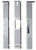Enhanced Gripper Slide Cut Machining for Glock Slide by Battle Werx, Glock Front Slide Serrations, Enhanced Glock Rear Slide Serrations, 45 degree corner chamfers. Top Glock slide serrations.