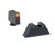 Ameriglo: Glock 1XL Suppressor Sight Set (.315" Tritium-Orange Front/.394" Black-Tritium Rear) GL-452