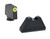 Ameriglo: Glock 5XL Suppressor Sight Set (.407" Tritium Lumi-Green Front / .507" Black Rear) GL-682