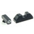 Ameriglo: Glock Sight Set (.165" Tritium-White Front / .256" Black Rear) GL-418_GL-112